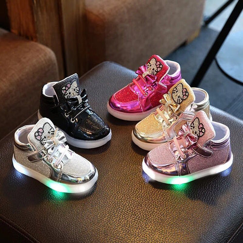 New Children Luminous Shoes Boys Girls Sport