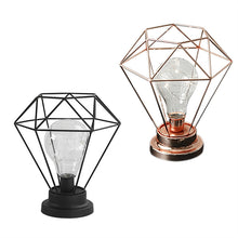 Load image into Gallery viewer, Edison Style Metal Terrarium Lamp Warm White LEDs