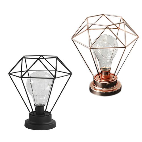 Edison Style Metal Terrarium Lamp Warm White LEDs