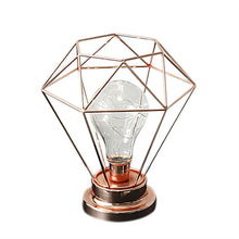 Load image into Gallery viewer, Edison Style Metal Terrarium Lamp Warm White LEDs