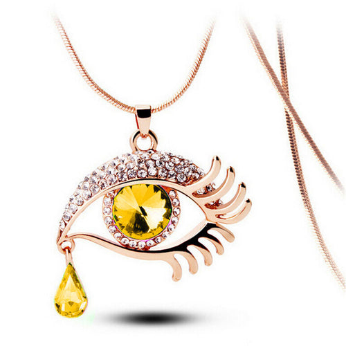 Fashion Magic Eye Crystal Tear