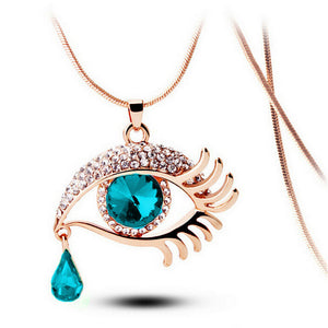 Fashion Magic Eye Crystal Tear