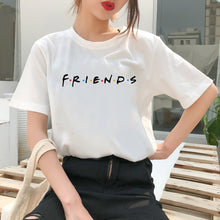 Load image into Gallery viewer, Women White Tshirts Fashion Friends