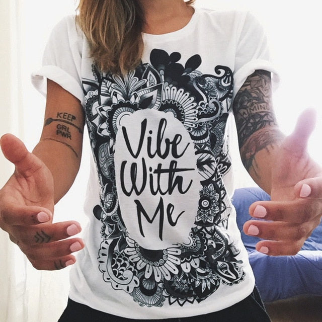 Women White Tshirts Fashion Friends