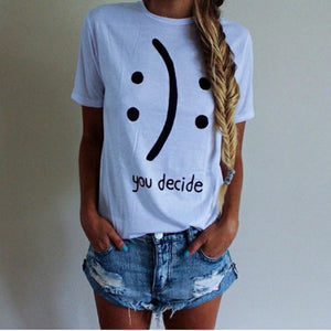Women White Tshirts Fashion Friends