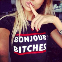 Load image into Gallery viewer, Women White Tshirts Fashion Friends