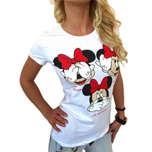 Load image into Gallery viewer, Women White Tshirts Fashion Friends