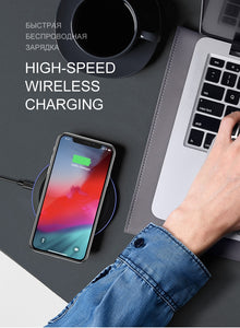 ESVNE 5W Qi Wireless Charger for iPhone X Xs MAX XR 8 plus Fast Charging for Samsung S8 S9 Plus Note 9 8