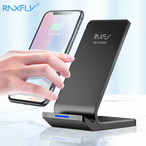 RAXFLY 10W Wireless Charger For iPhone XS Max XR X 8 Plus Fast Charging For Samsung S9 S8 Plus Note 9 8