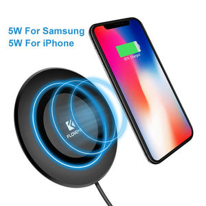 FLOVEME Universal Qi Wireless Charger For iPhone X XS XR 10W