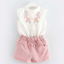 Load image into Gallery viewer, Girls Suits 2019 Children Clothes Fashion Kids Girls Clothing Sets Summer