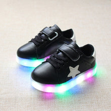 Load image into Gallery viewer, JUSTSL  Solid Led shoes for kids outdoor children&#39;s light fashion sneakers