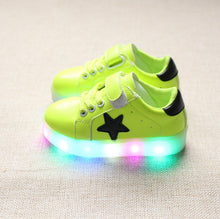 Load image into Gallery viewer, JUSTSL  Solid Led shoes for kids outdoor children&#39;s light fashion sneakers