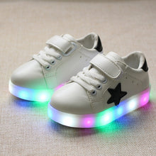 Load image into Gallery viewer, JUSTSL  Solid Led shoes for kids outdoor children&#39;s light fashion sneakers