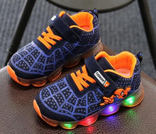 Load image into Gallery viewer, AI LIANG Fashion LED lighted Children Shoes Cute Cool Spiderman Casual